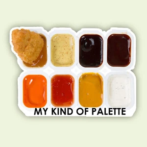 Favorite Dipping Sauce for Chicken Nuggets Dip Vinyl Decal Sticker Laptop Bumper - Picture 1 of 1