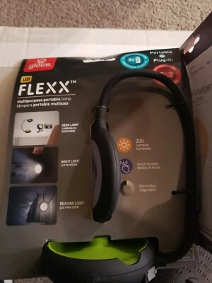 Globe Electric 239216 10.5 in. Flexible Desk Lamp - Black - Image 1 of 2