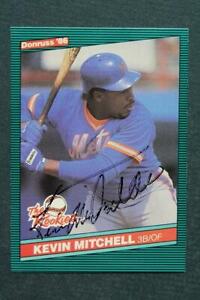 New York Mets star Kevin Mitchell signed / autographed 1986 Donruss Rookie card-