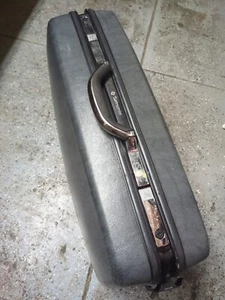 Vintage Samsonite Silhouette 4 Gray Hard Suitcase Travel Luggage - Picture 1 of 4