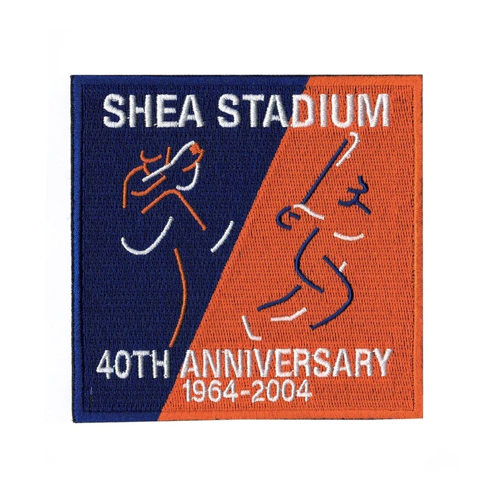 New York Mets 2004 Shea Stadium 40th Anniversary Jersey Sleeve Patch - Image 1 of 1