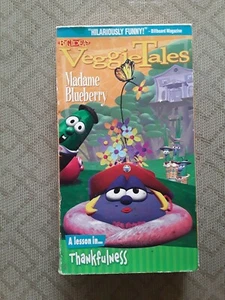 VeggieTales - Madame Blueberry: A Lesson in Thankfulness (VHS, 1999) LNC! 4-8 - Imagen 1 de 2