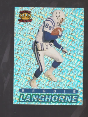 1994 Pacific Prisms #68 Reggie Langhorne card, Indianapolis Colts - Image 1 of 2