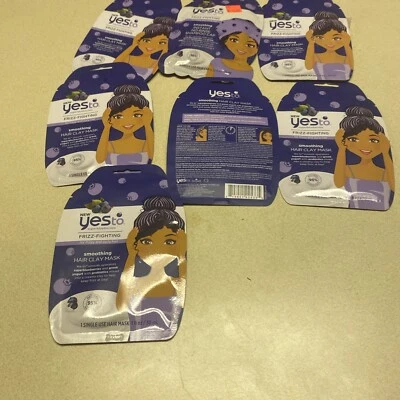 Yes To Superblueberries Mascarilla Alisadora de Arcilla Cabello Lucha contra el Frizz Lote de 5 Nuevas Foto 1 de 4
