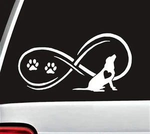 Labrador Retriever Decal Infinity Lab Dog Sticker Car Truck SUV Van LAPTOP D1094 - Picture 1 of 3