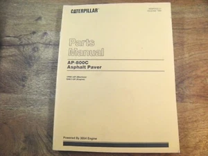 CAT Caterpillar AP800C PARTS MANUAL 1PM1-UP - Picture 1 of 7
