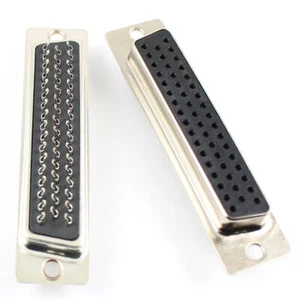 1Pcs HD D-SUB 50 Pin Female Solder Type Adapter Connector 3 Rows DB50F Converter - Bild 1 von 5