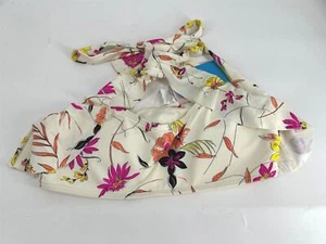 O Neill Bikini Swimsuit Top Floral High Neck Kids Girl Bikini Sz 14 NEW NWT 480 - Picture 1 of 3