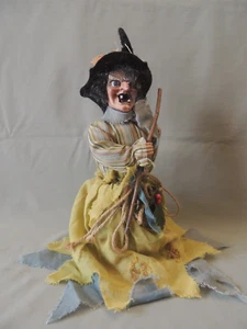 Vintage hand made doll Halloween witch 35HY- 1033B - Picture 1 of 10