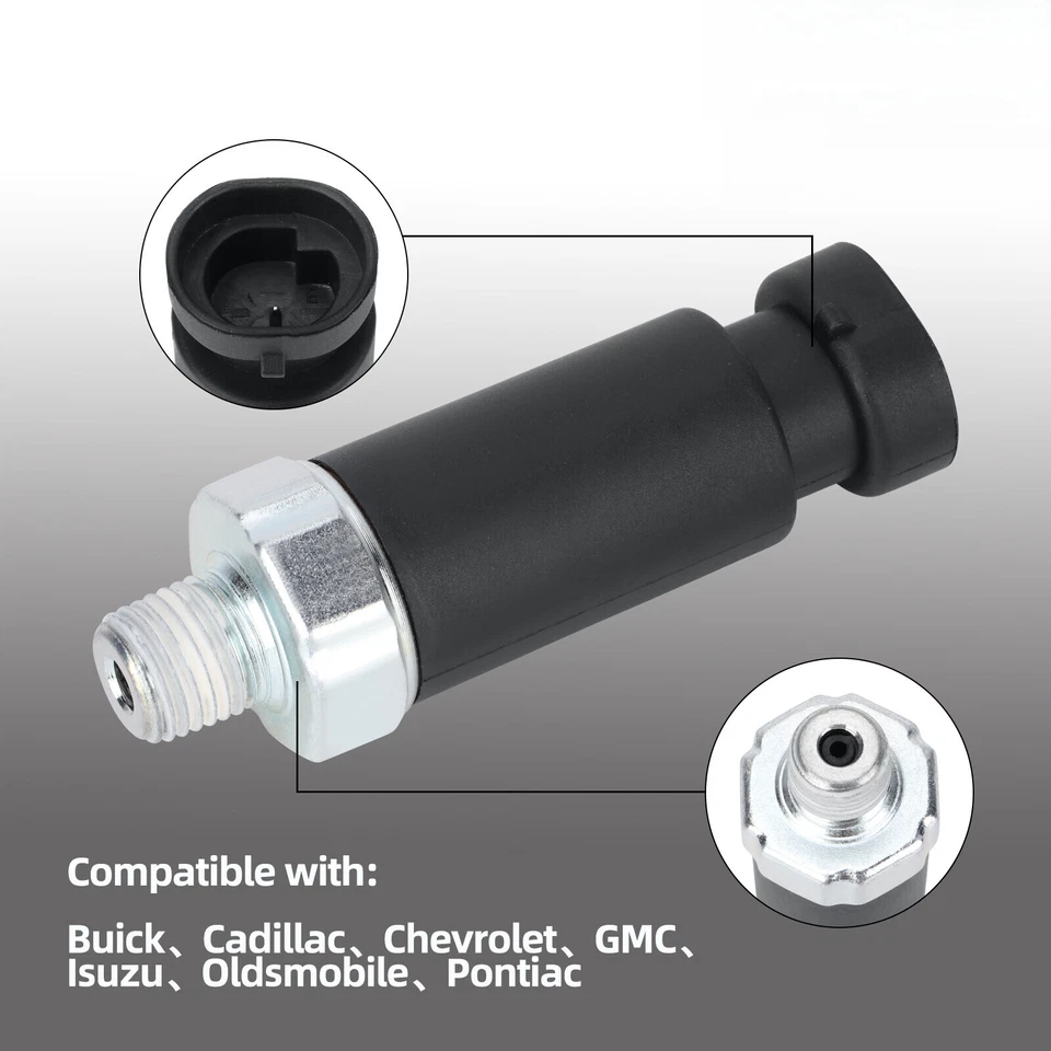 Sensor de pressão do óleo do motor para Chevrolet Astro, B7, C1500/2500/3500 12562266 PS216 - Imagem 1 de 4