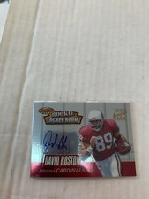David Boston 1999 Best Rookie Auto Card #RA4