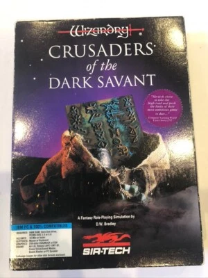 Wizardry: Crusaders of the Dark Savant PC DOS 3.5" Floppy Edition Big Box (1992) - Image 1 of 4