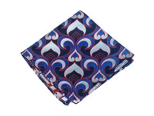Lord R Colton Masterworks Pocket Square - Lake Lacar Navy Silk - $75 Retail New - Picture 1 of 3