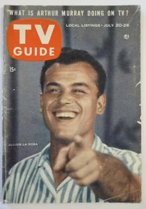 N Cal. July 20 1957 TV Guide La Rosa JACKIE COOGAN Wells Fargo ANN SOTHERN - Picture 1 of 3
