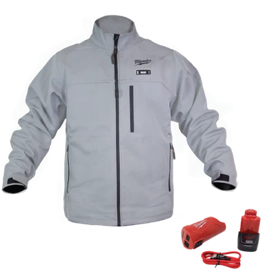 Milwaukee M12 Heated Jacket Kit (Gray) - Size 3XL - Image 1 of 4