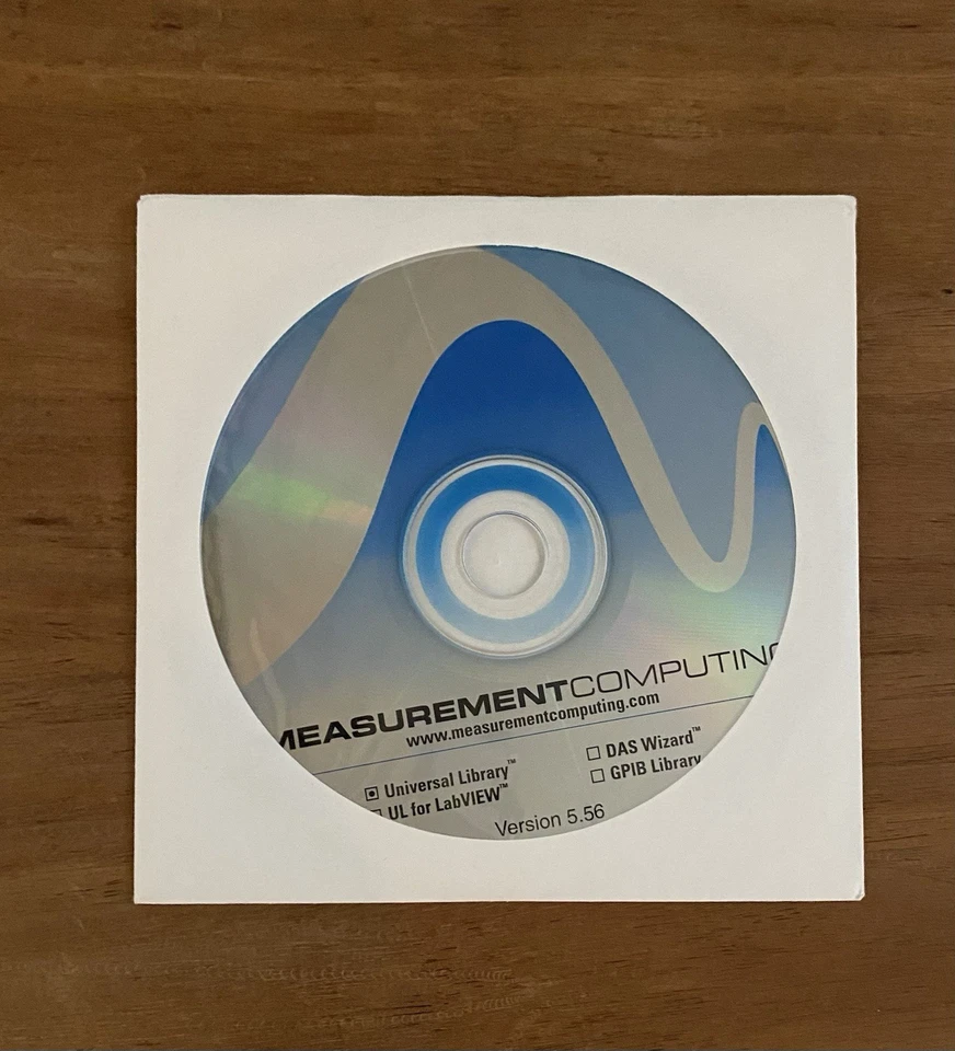 MEASUREMENT COMPUTING SOFTWARE - UNIVERSAL LIBRARY, VERSION 5.56 - Image 1 of 1