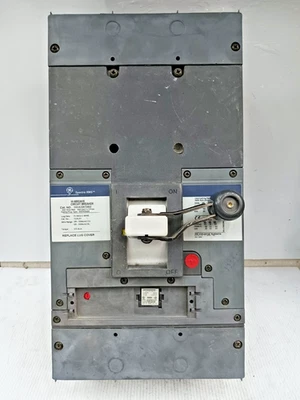 GE 800 Amp Hi-Break Circuit Breaker 3 Pole 600 VAC SKHA36AT0800 W/ 500 Amp Plug - Image 1 of 4