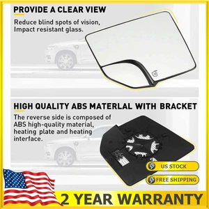 FITS 2015-2020 FORD F150 HEATED MIRROR GLASS POWER TURN SIGNAL LEFT SIDE REPLACE - Bild 1 von 13