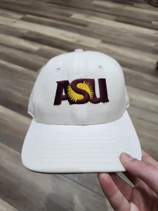 Vintage Y2K Arizona State University Mütze Druckknopflasche Neu - Bild 1 von 3