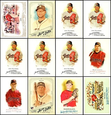 Lote de Cartas Topps Allen & Ginter Houston Astros (21) - Baixo - Chance Final... - Imagem 1 de 4