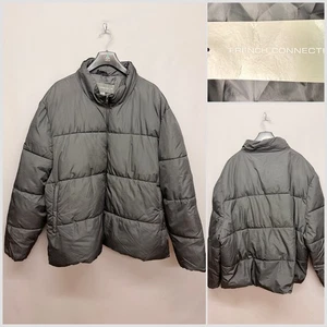 NEW FRENCH CONNECTION MEN'S Black Puffer Jacket 6XL - Picture 1 of 17