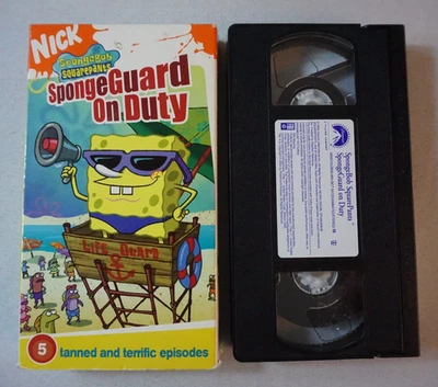 Spongebob Squarepants - Spongeguard on Duty (VHS, 2004) - Image 1 of 2