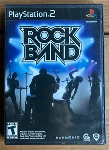 PS2 Original ROCK BAND 🎸 CD  Manual & Case - Picture 1 of 7