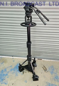 Libec P110 compact narrow pedestal with dl-10rb dolly  + rhp75 tripod head (17kg - Picture 1 of 23