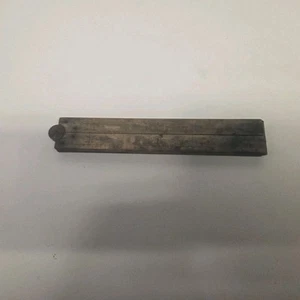 Nastro righello pieghevole in legno Stanley vintage misura, falegnameria da collezione - Foto 1 di 8