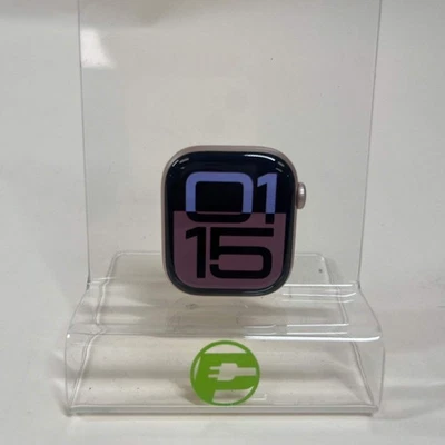 GPS Only Apple Watch Series 10 42MM Rose Gold Aluminum MWWH3LW/A Face Only - Image 1 of 4