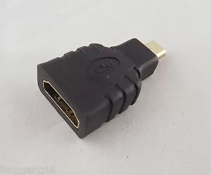 HDMI A Female To Micro HDMI D Male Adapter Converter Connector for HDTV HTC EVO - Picture 1 of 5