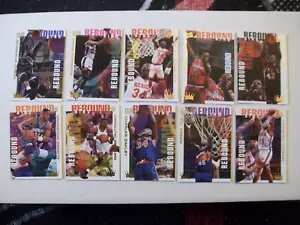 1994-95 ULTRA REBOUND KINGS 10 CARD SET w/ SHAQUILLE O'NEAL,OLAJUWON,ROBINSON,WE - Picture 1 of 2