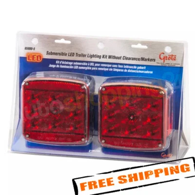 Kit de iluminación LED sumergible para remolque Grote 65880-5 sin espacio libre/marcador Foto 1 de 3