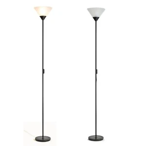 Upright Floor Lamp Modern Lamp 176cm Height - Black - Picture 1 of 11
