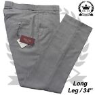 Relco Dogtooth Sta Press Trousers LONG LEG NEW Mod Retro Stay Pressed Prest Mens