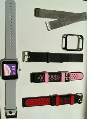 Amazfit A1608 Bip Fit Black Buckle Smart Watch - (A1608B) - Image 1 of 4