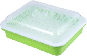 Seed Sprouter Germination Kit with Silicon Liner and 1oz Sprouting Seeds Soiless - Picture 1 of 5