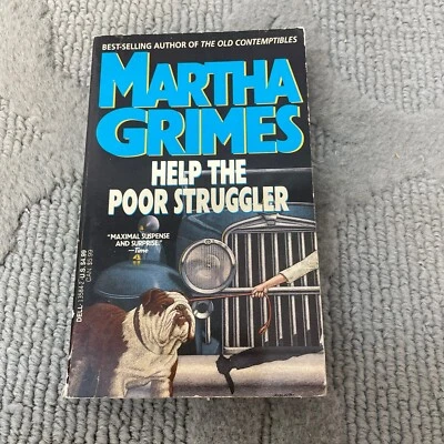 Help The Poor Struggler Mystery Paperback Book by Martha Grimes Dell Books 1990 - Image 1 of 4