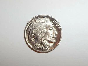 1938 D/D Buffalo Nickel 5C Indian Head - Picture 1 of 5