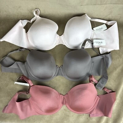 ¡NUEVO! SOMA Intimates Vanishing 360 Cobertura Perfecta ** Talla 36C ** ELIGE COLOR Foto 1 de 4