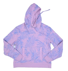 Columbia Slack Water French Terry Long Sleeve Hoodie Sweatshirt Purple Womens M - Picture 1 of 14