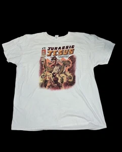 JURASSIC JESUS Unisex T-Shirt 2XL + Flaw - Picture 1 of 4