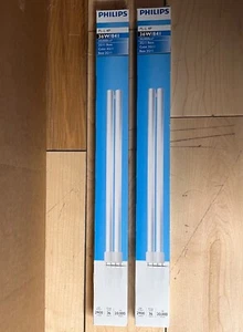 2 X Philips PL-L 4P 36W / 841 - 2GII Base - Fluorescent Tube Lamp 20000 hrs - Picture 1 of 10