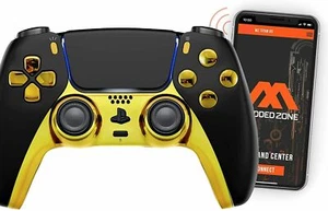 ModdedZone NERO/ORO Smart Rapid Fire Controller Modded Personalizzato per PS5 FPS - Foto 1 di 8