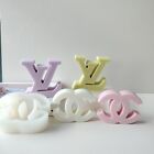 2PCS DIY Luxury Brand Mini LOGO Soap Making Molds Silicone Candle Resin Mould