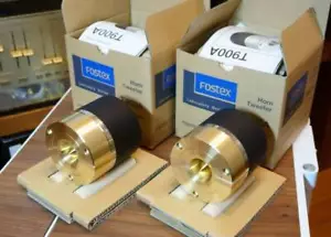 New FOSTEX Horn Super Tweeter T900A Pair Alnico latest products 2Set (1Pair) - Picture 1 of 4