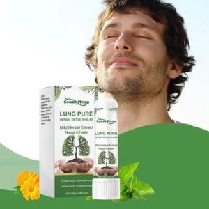 Lung Cleansing Herbal Lung Breathing Relief Nursing Nasal Inhaler Sticks RFT - Bild 1 von 20