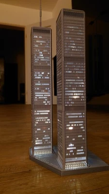 New York World Trade Center Plaza 3D LED Beleuchtung - Bild 1 von 4