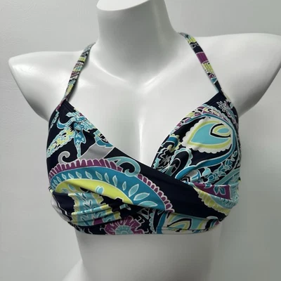 Traje de baño ATHLETA Top de bikini para mujer talla 32B/30C cachemir con tiras Foto 1 de 4