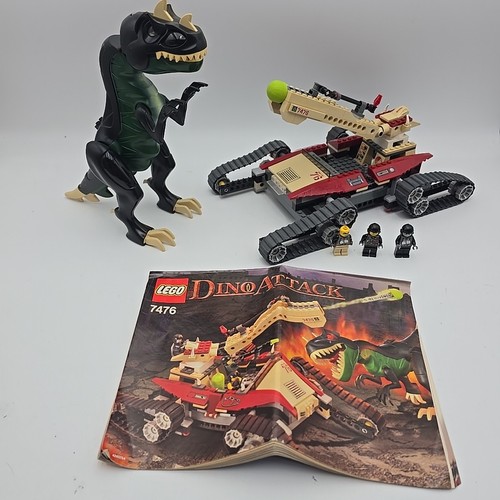 LEGO Dino Attack Iron Predator vs. T-Rex 7476 In 2005 New Retired
